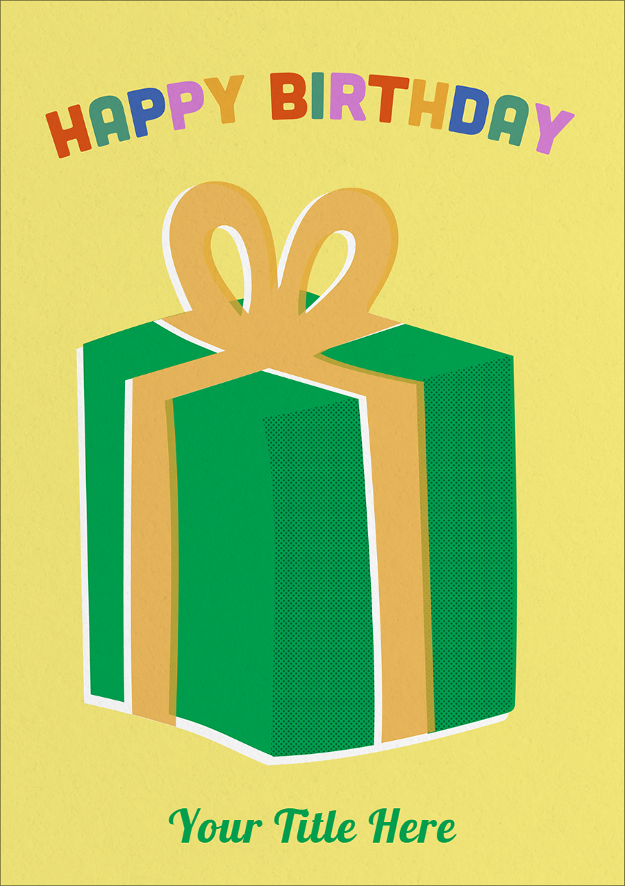 Personalise Card