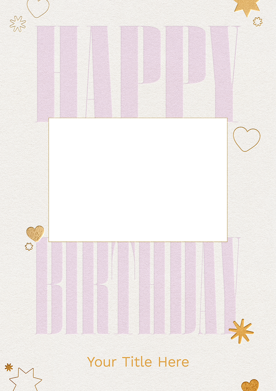 Personalise Card