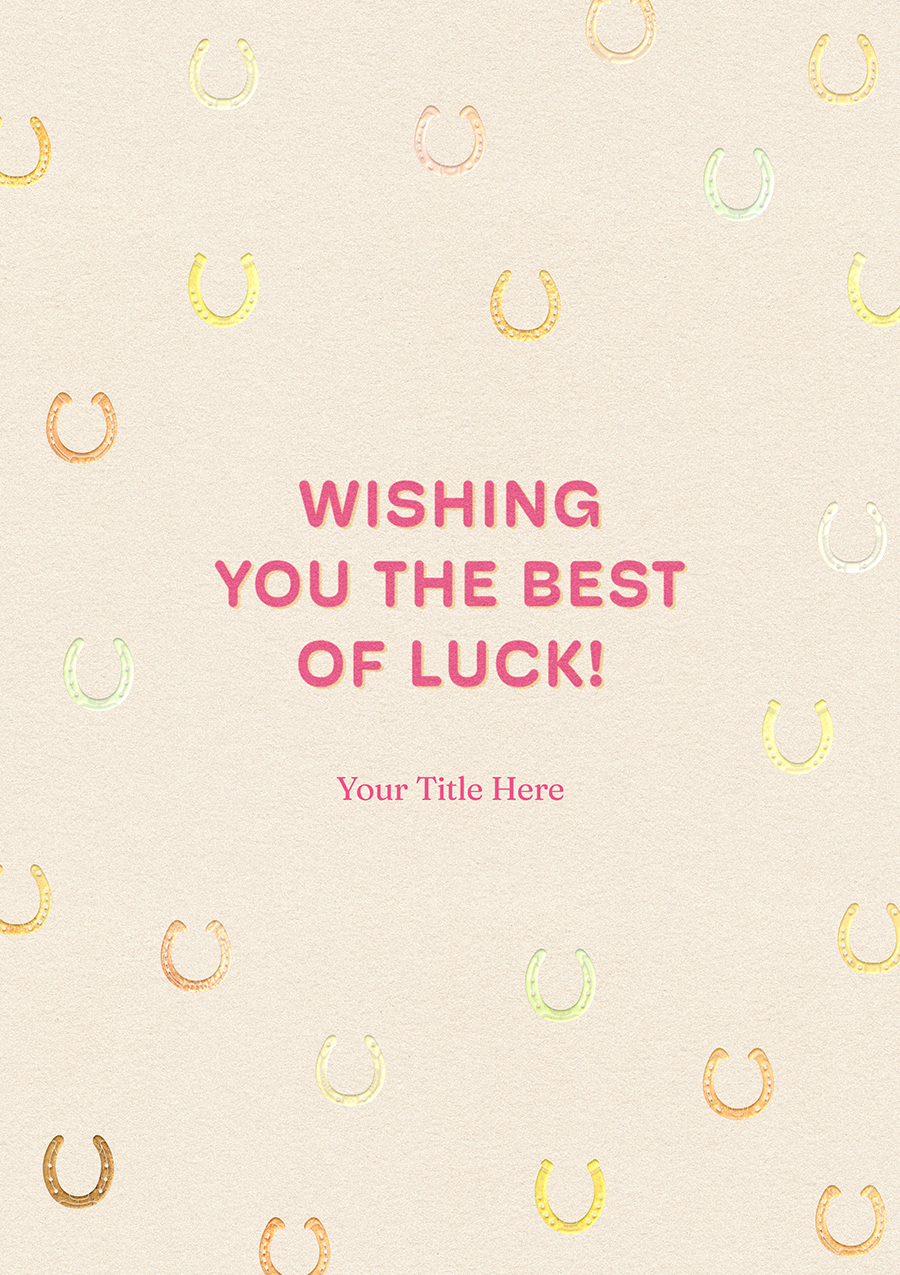 Personalise Card