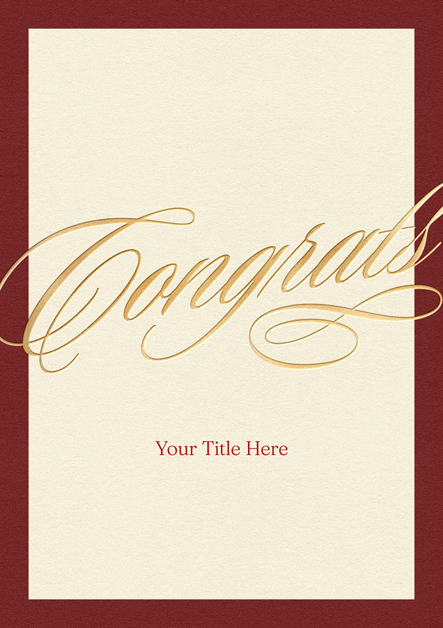 Personalise Card