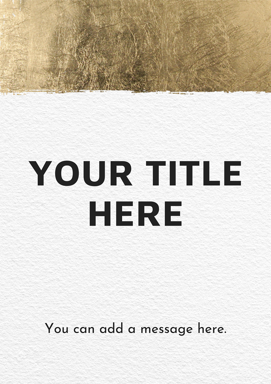 Personalise Card