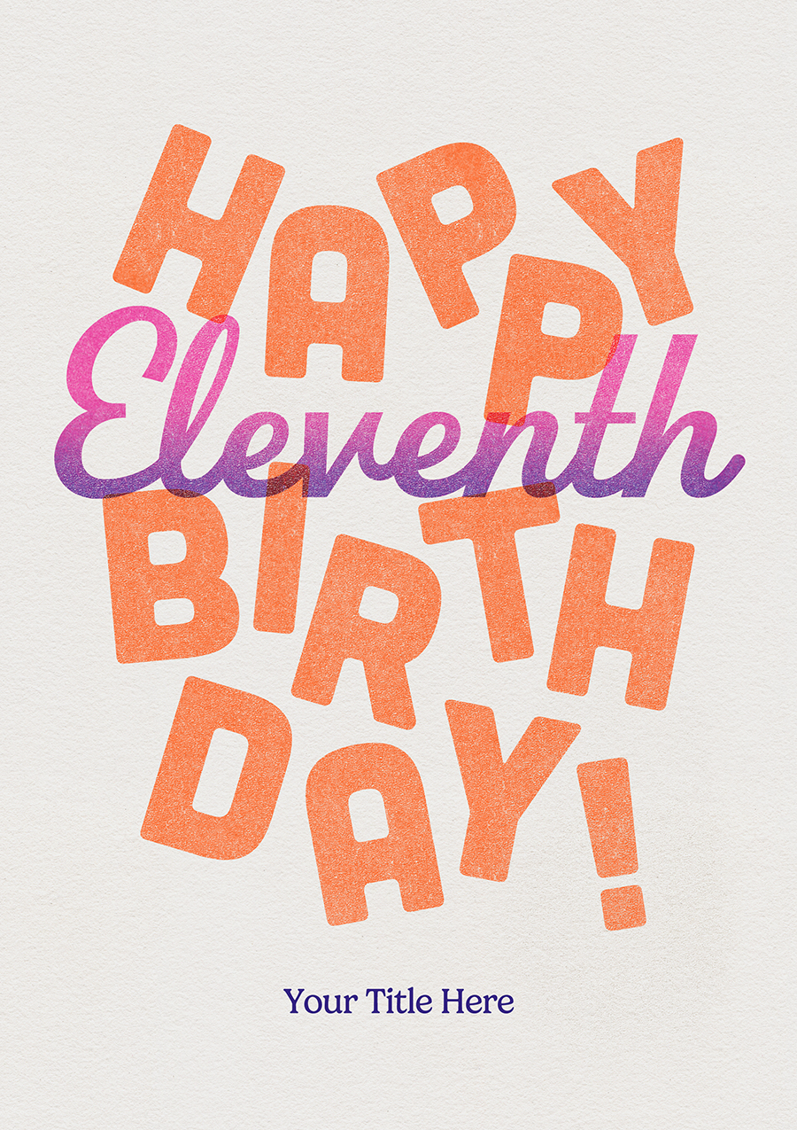 Personalise Card