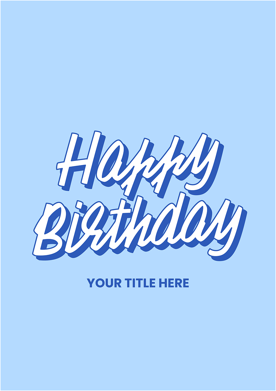 Personalise Card