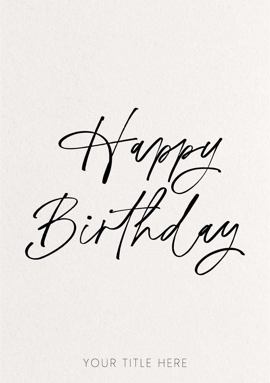 Personalise Card