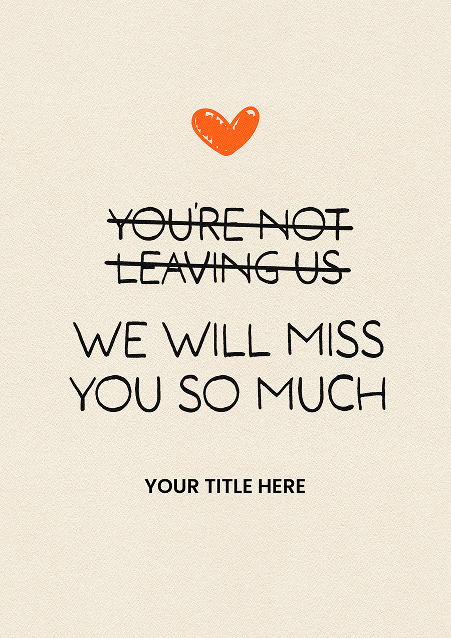 Personalise Card