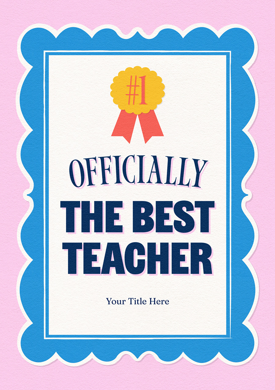 Personalise Card