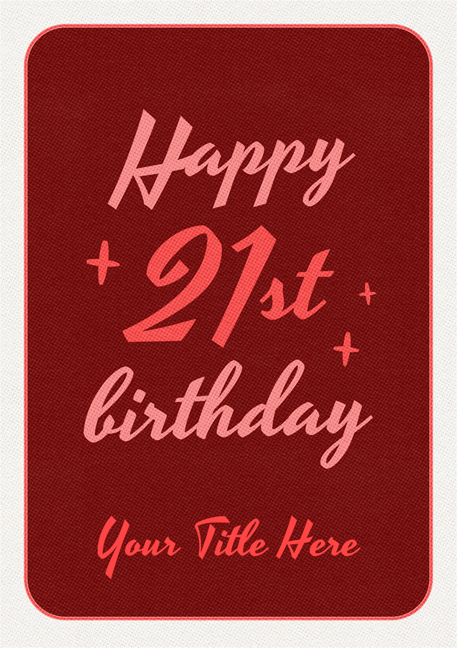 Personalise Card