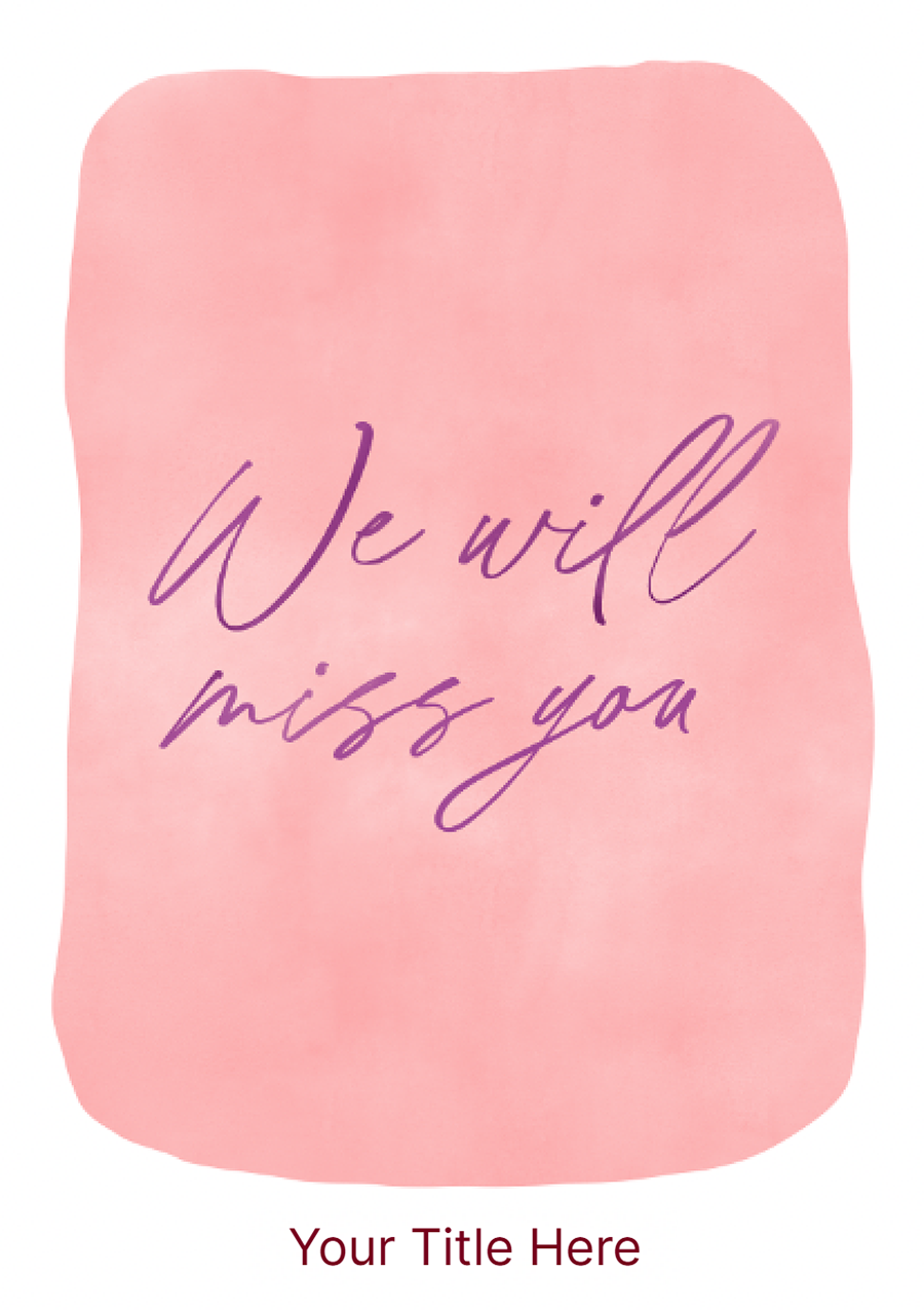 Personalise Card