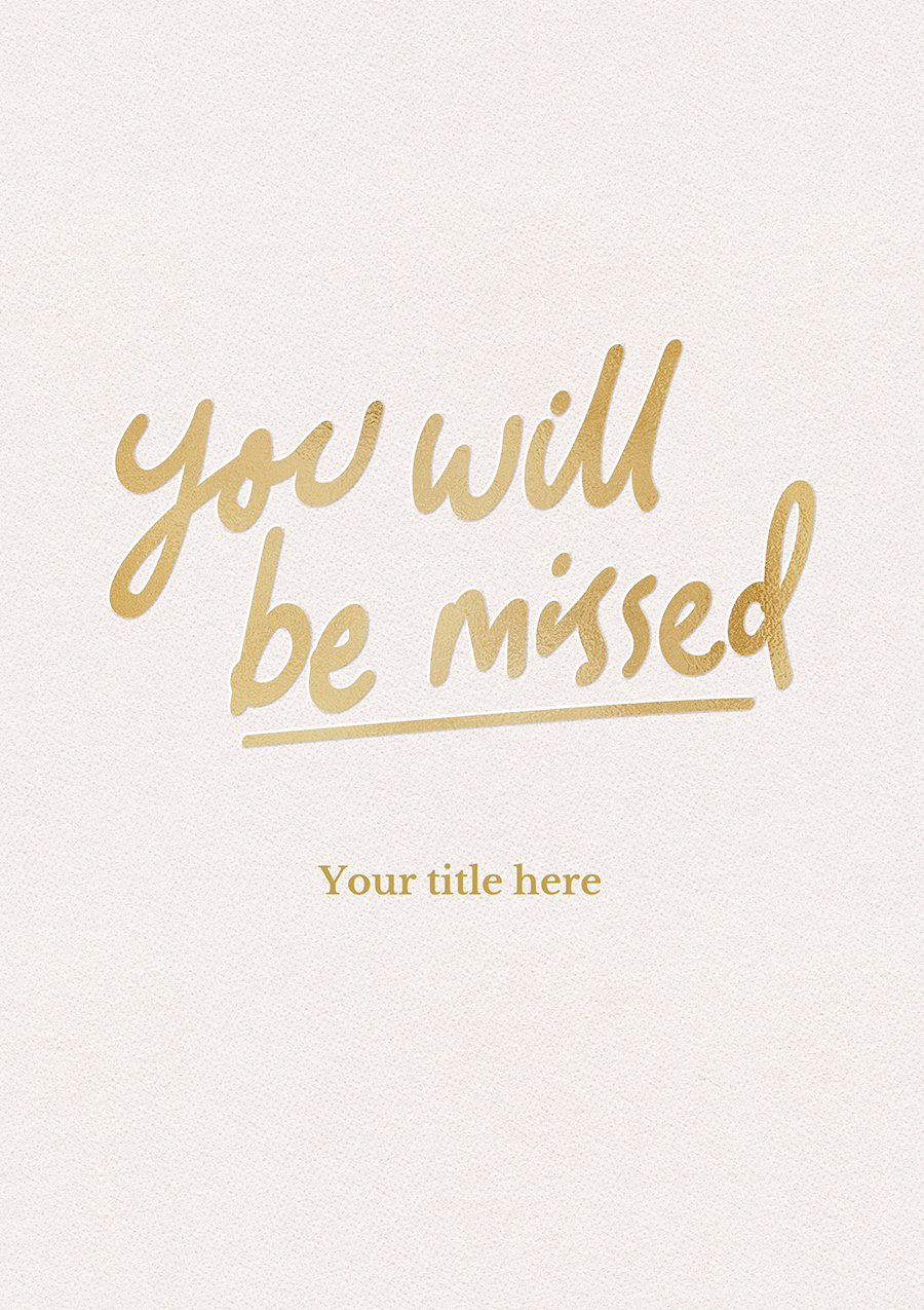 Personalise Card